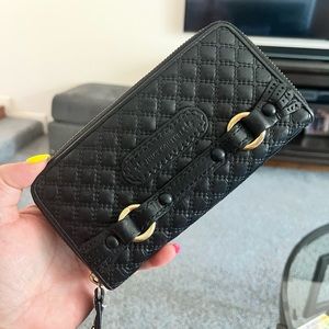 Juicy Couture Quilted Zipper Wallet